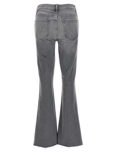 Shop Mother The Weekender Fray Jeans In Gray
