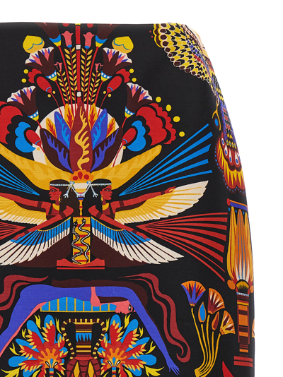 Shop La Doublej Pencil Skirt In Multicolor