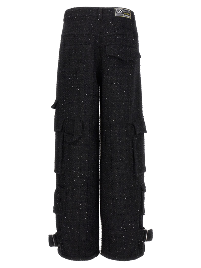 Shop Gcds Ultracargo Trousers In Black