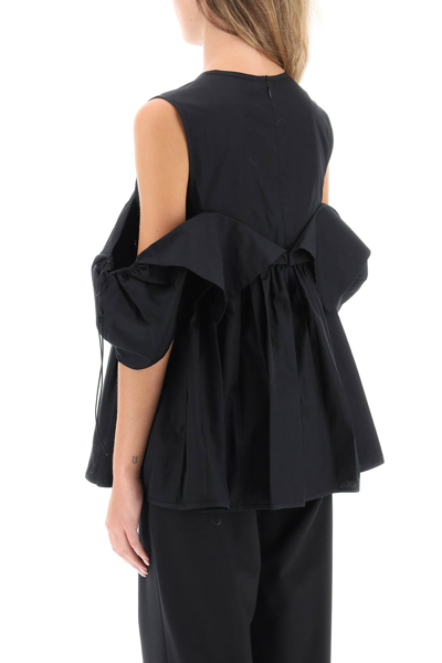 Shop Cecilie Bahnsen Silke Top In Black (black)