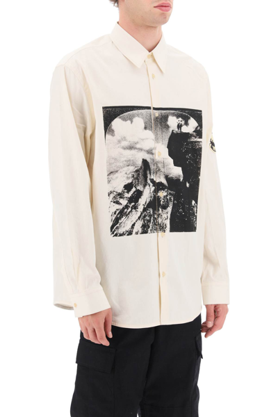 Shop Oamc Yosemite Shirt In Natural White (white)