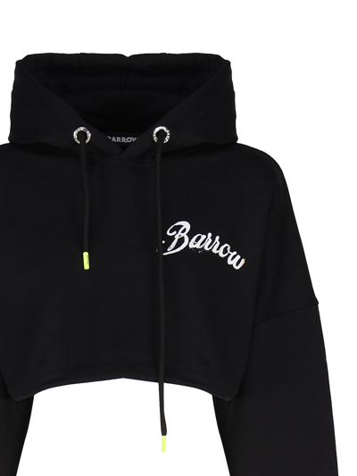 Shop Barrow Cropped Sweatshirt In Black