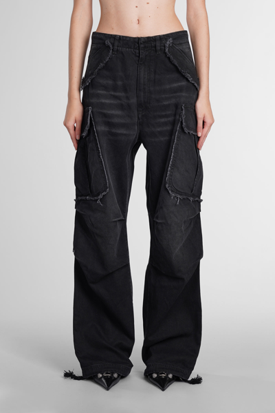 Shop Darkpark Vivi Jeans In Black Cotton