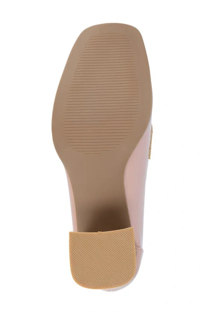 Journee Collection Malleah Loafer Pump In Patent/ Pink