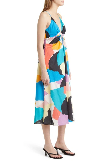 Shop Rails Sabina Cotton Sundress In Summer Colorblock