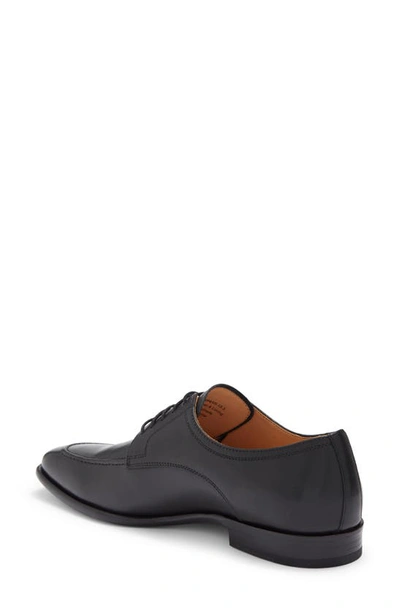 Curatore Lecce Apron Toe Leather Derby In Black