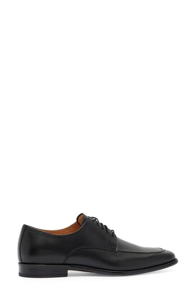 Curatore Lecce Apron Toe Leather Derby In Black