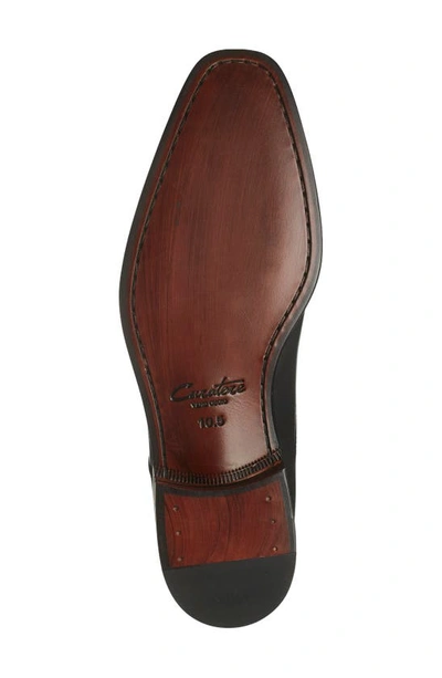 Curatore Lecce Apron Toe Leather Derby In Black