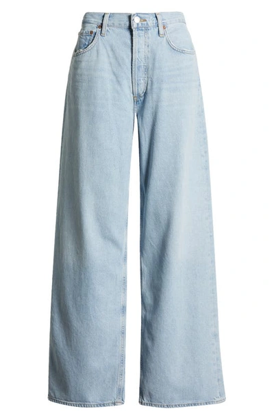 Shop Agolde Low Slung Baggy Jeans In Shake