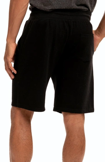 Shop Threads 4 Thought Classic Drawstring Fleece Shorts In Black