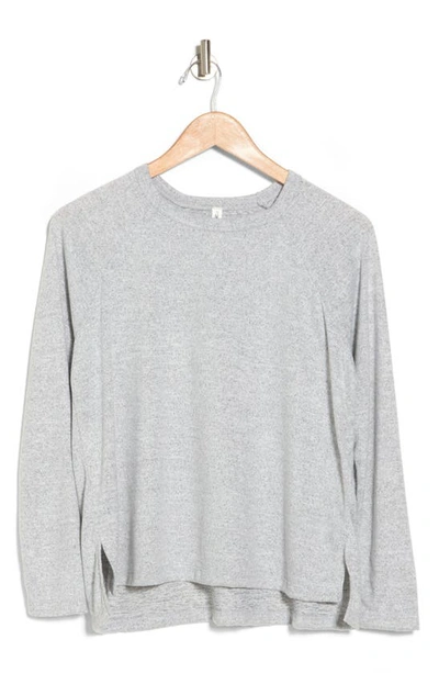 Forgotten Grace Long Sleeve Tunic In Grey