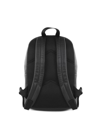 Shop Calvin Klein Faux Leather Backpack In Black