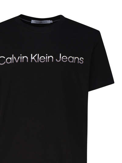 Shop Calvin Klein T-shirt With Logo In Black