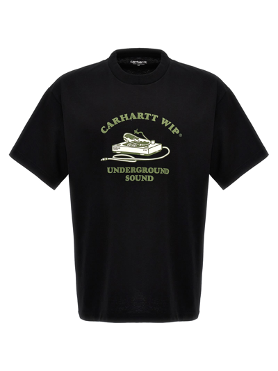 Shop Carhartt Underground Sound T-shirt In Black