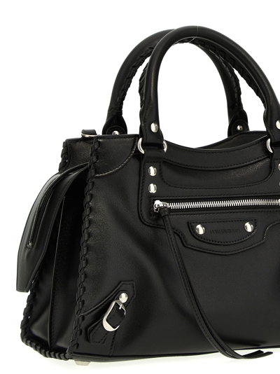 Shop Balenciaga Neo Classic City S Hand Bags Black