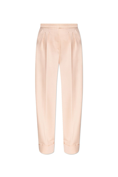 Shop Max Mara Pleated Wide In Pink