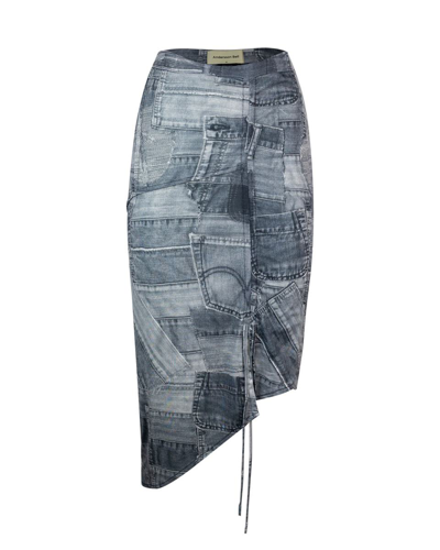 Shop Andersson Bell Skirt In Blues And Greens