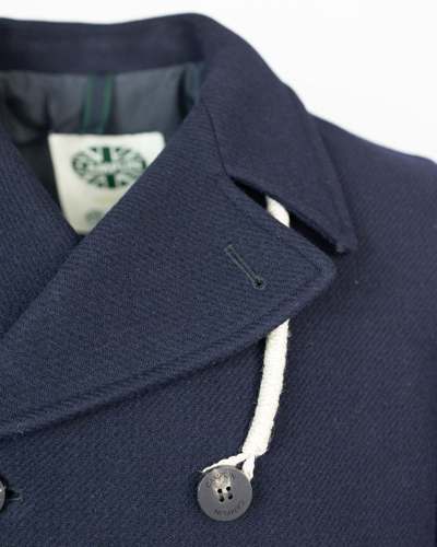 Shop Camplin Coat In Blues And Greens