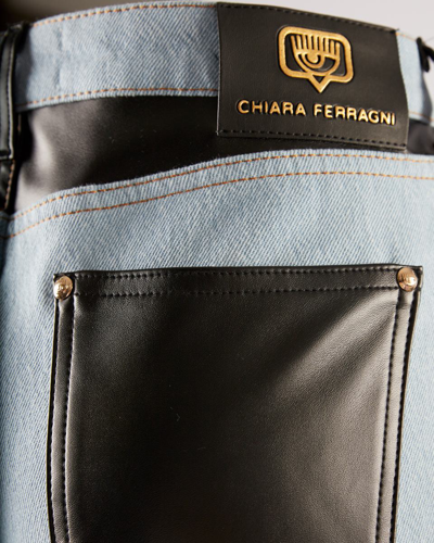 Shop Chiara Ferragni Jeans In Blues And Greens