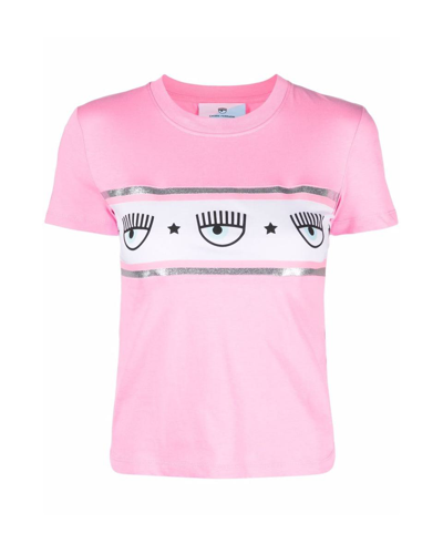 Shop Chiara Ferragni T-shirts In Pastel