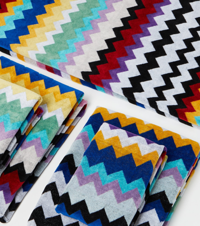 Missoni Cyrus Set Of 5 Cotton Towels In Multicoloured