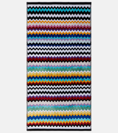 Missoni Zig Zag Cotton Terry Towel In Multicoloured