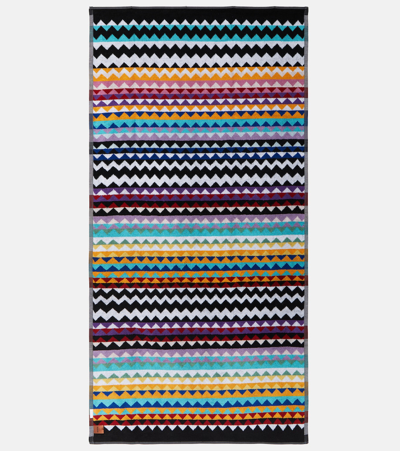 Missoni Zig Zag Cotton Terry Towel In Multicoloured