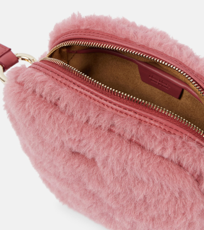 Max Mara Small Teddy Camera Bag In Pink