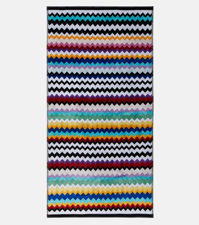 Shop Missoni Cyrus Set Of 3 Cotton Towels In Multicoloured