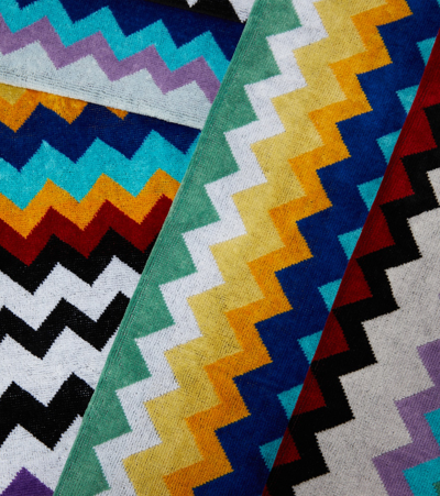 Missoni Cyrus Set Of 3 Cotton Towels In Multicoloured