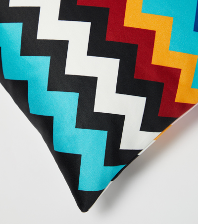 Shop Missoni Cyrus Cotton Cushion In Multicoloured