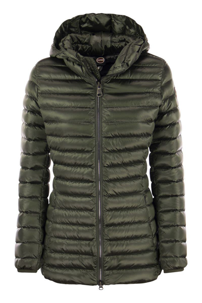 Shop Colmar Friendly - Medium-length Glossy Down Jacket In Green