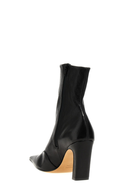 Shop Khaite Women The Dallas Stretch' Ankle Boots In Black