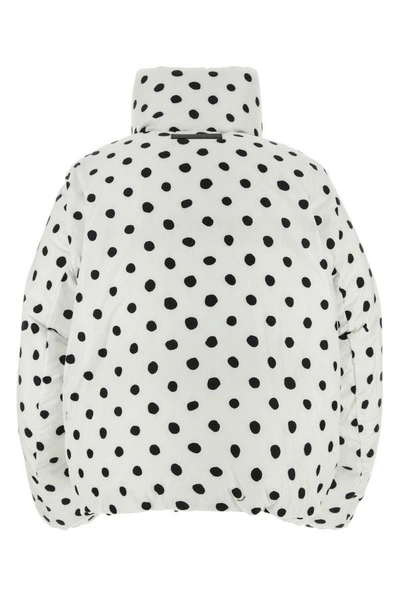 Shop Marni Woman Printed Polyester Oversize Padded Jacket In Multicolor