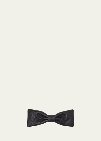 Shop Lelet Ny Stella Quilted Bow In Black