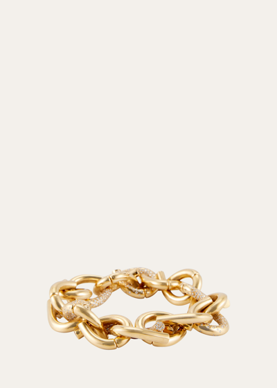 Shop Tabayer Fairmiend Yellow Gold Oera Bracelet With Diamonds