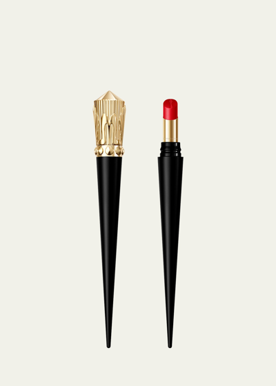Shop Christian Louboutin Rouge Stiletto Lumi Matte Lipstick In Private Red