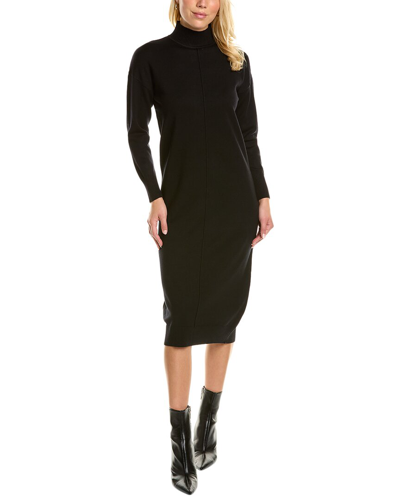 Shop Yal New York Mock Sweaterdress In Black