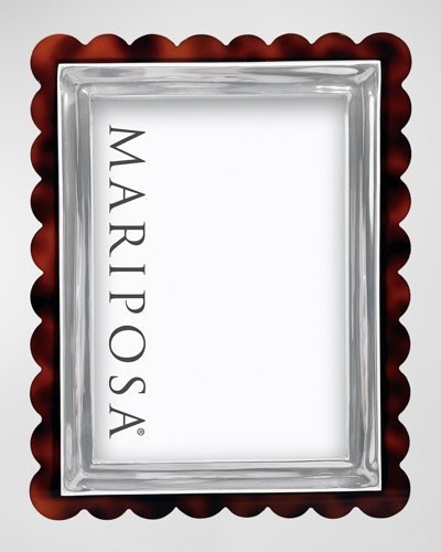Shop Mariposa Tortoise Scallop Signature Frame, 5" X 7"