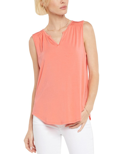 Shop Nydj Perfect T-shirt In Pink