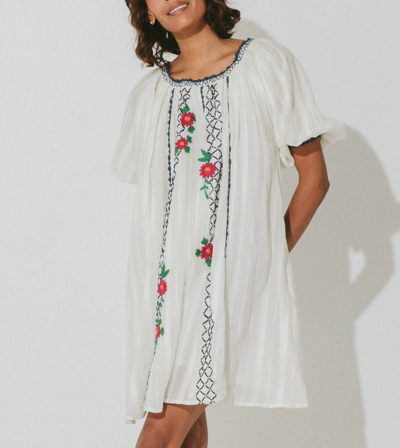 Shop Cleobella Farida Mini Dress In White