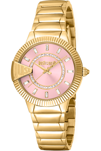 Shop Just Cavalli Women's 32mm Quartz Watch In Gold