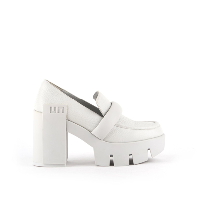 Shop United Nude Grip Loafer Mid In White