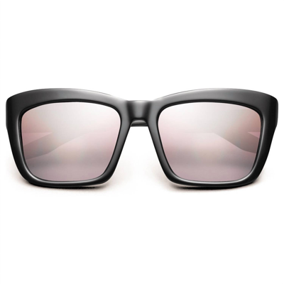 Shop Ivi Vision Bonnie - Rose Gradient Lens In Polished Black In Multi