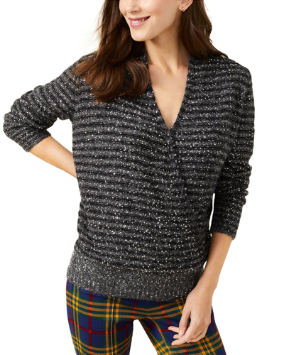 Shop J.mclaughlin J. Mclaughlin Gretta Wool-blend Sweater In Grey