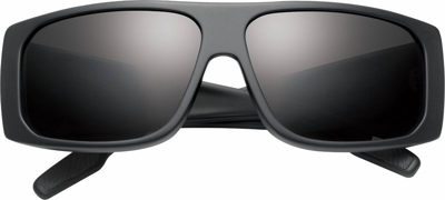 Shop Ivi Vision Jiving - Grey Lens In Polished Black In Multi