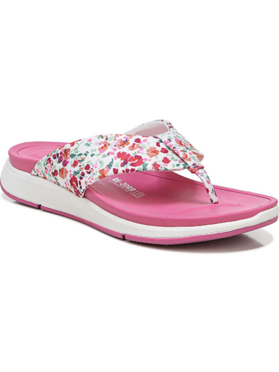 Shop Ryka Timid Womens Slip On Flip-flop Wedge Sandals In Multi