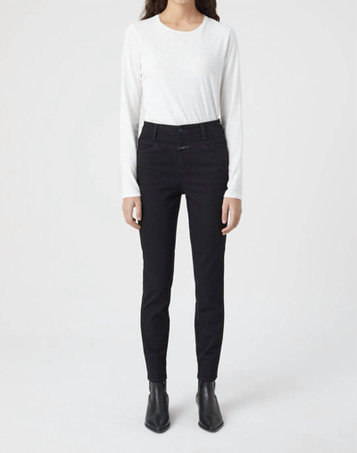 Shop Closed Skinny Pusher Jeans In Black