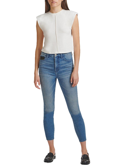 Shop Jen7 Womens High Rise Skinny Ankle Jeans In Multi