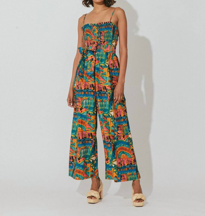 Shop Cleobella Sefina Jumpsuit In Paradiso In Multi